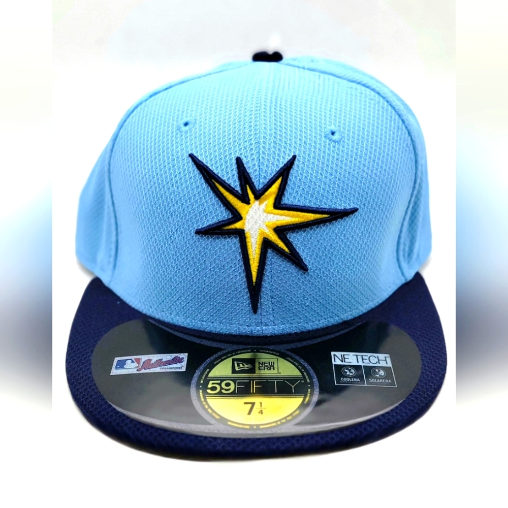 Men's Tampa Bay Rays New Era Light Blue/Blue Diamond Era 59FIFTY Fitted Hat MLB